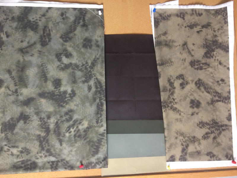 Cool White Room: ALPHA GHOST WOODLAND (left) and MOUNTAIN ARID (right)